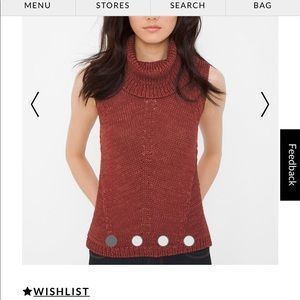 🍂 New! SLEEVELESS COWLNECK SWEATER